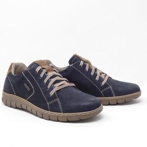 Josef Seibel Steffi 62 Waterproof Sneakers Ocean Blue Nubuck Women Size 37 / 6.5